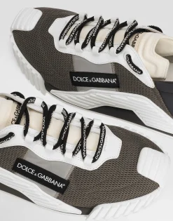NS1 slip on sneakers in mixed materials