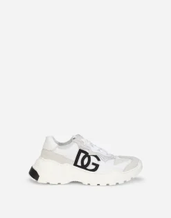 Nylon and leather Daymaster sneakers with DG logo