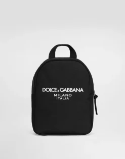 Nylon backpack with Dolce&Gabbana logo