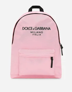 Nylon backpack with Dolce&Gabbana logo