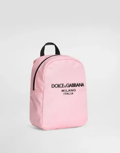 Nylon backpack with Dolce&Gabbana logo
