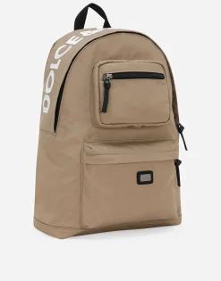 Nylon backpack with Dolce&Gabbana logo