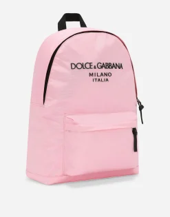 Nylon backpack with Dolce&Gabbana logo