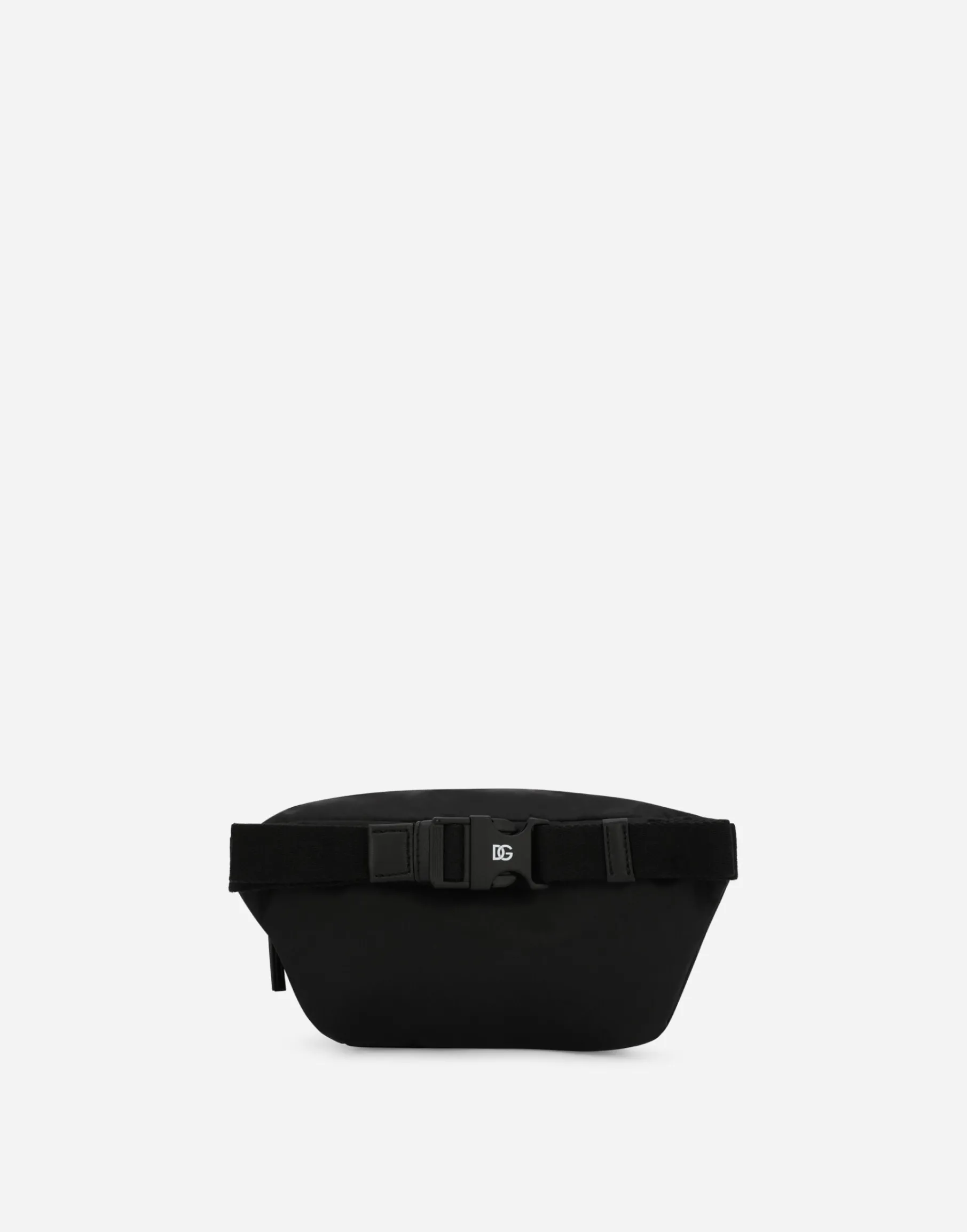 Nylon belt bag with Dolce&Gabbana Milano print