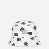 Nylon bucket hat with DG logo print