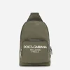 Nylon crossbody backpack