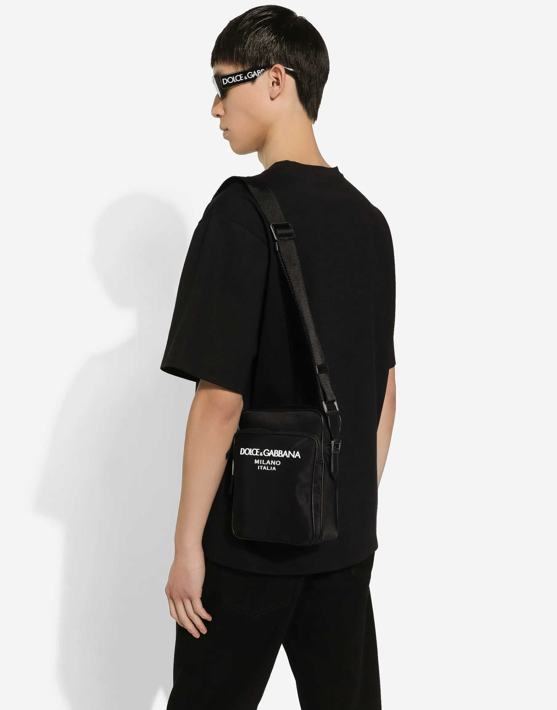 Nylon crossbody bag