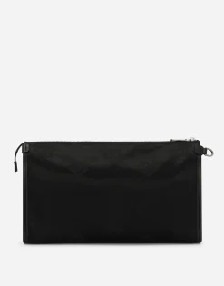 Nylon pouch with logo