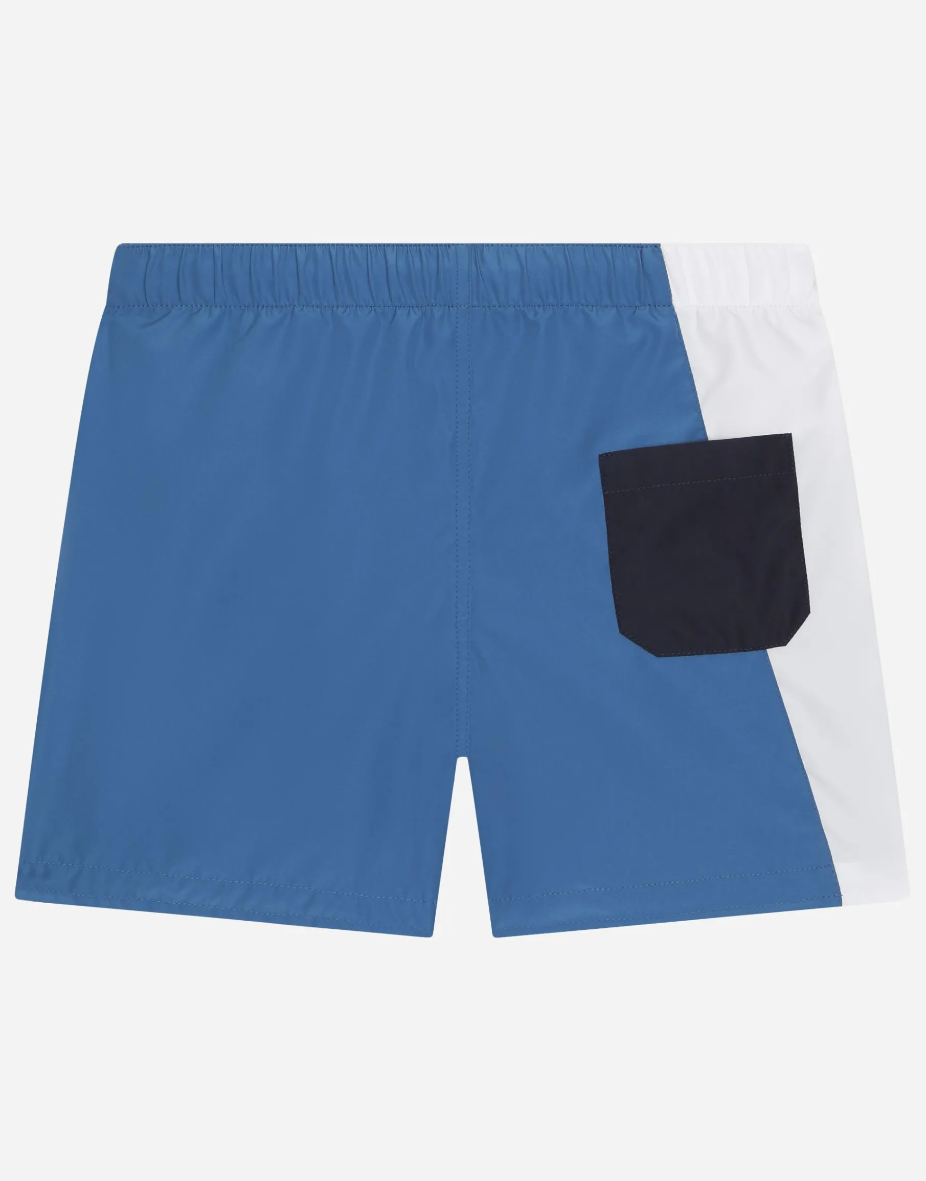 Nylon swim trunks with DG logo print