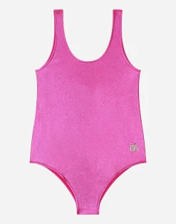 One-piece swimsuit with DG logo