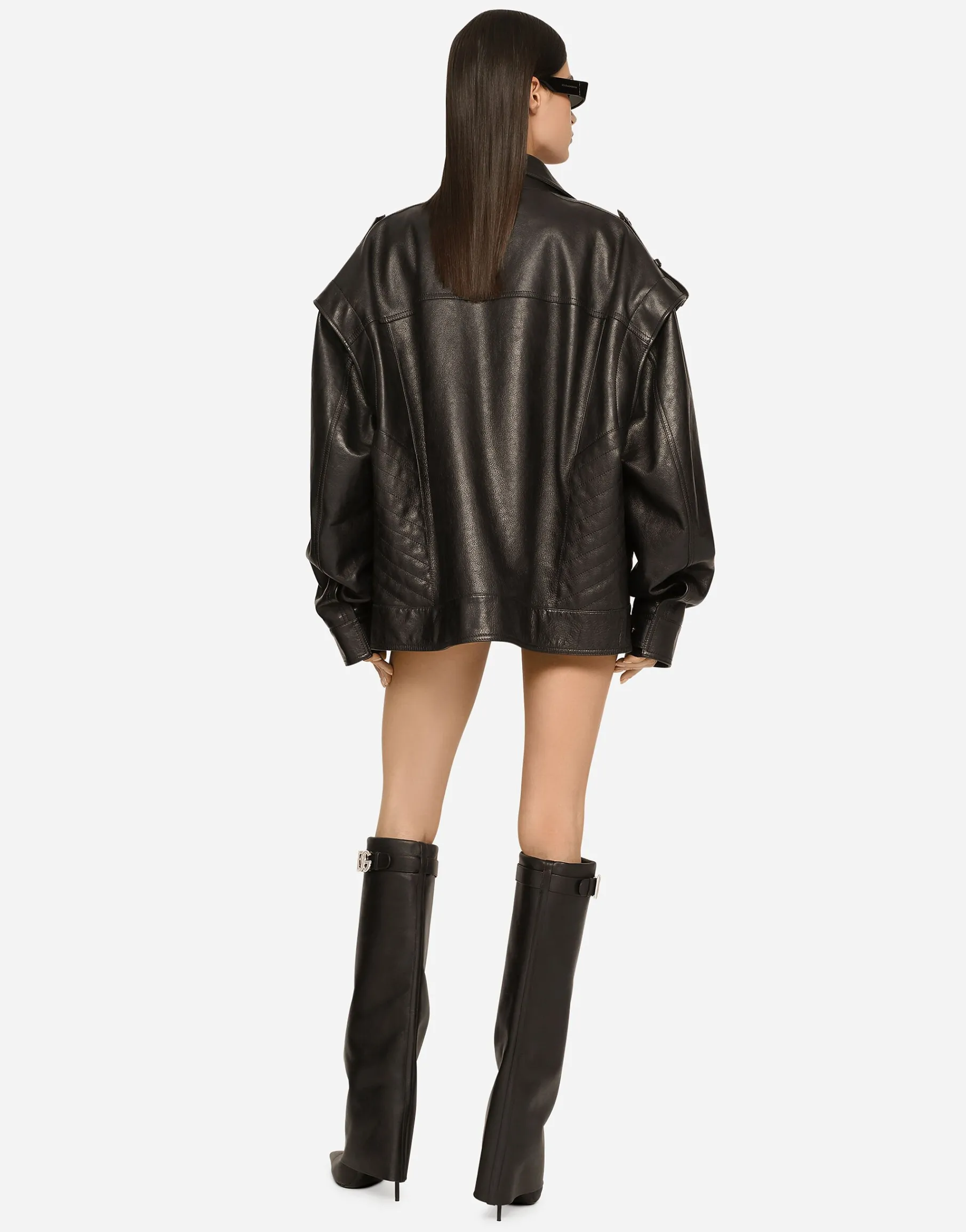 Oversize bullskin jacket