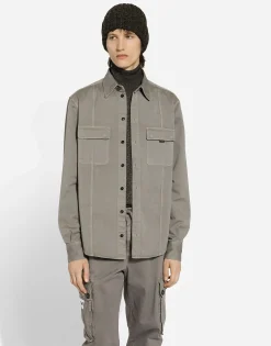 Oversize cotton shirt