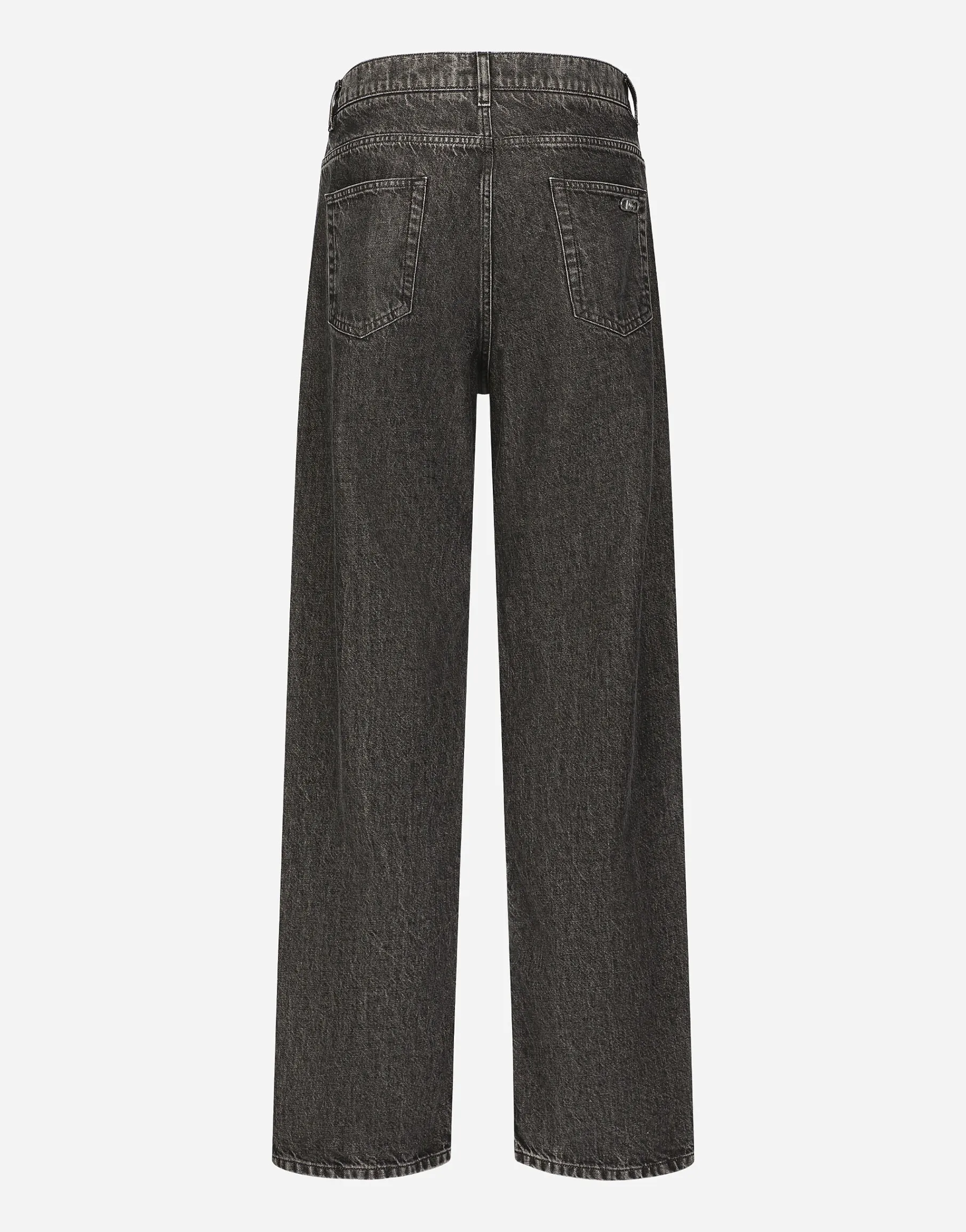 Oversize denim jeans