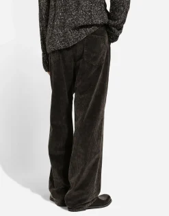 Oversize velvet pants