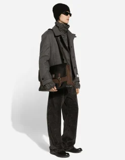 Oversize velvet pants