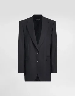 Oversize woolen jacket