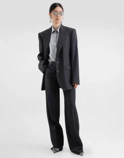 Oversize woolen jacket