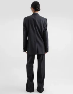 Oversize woolen jacket