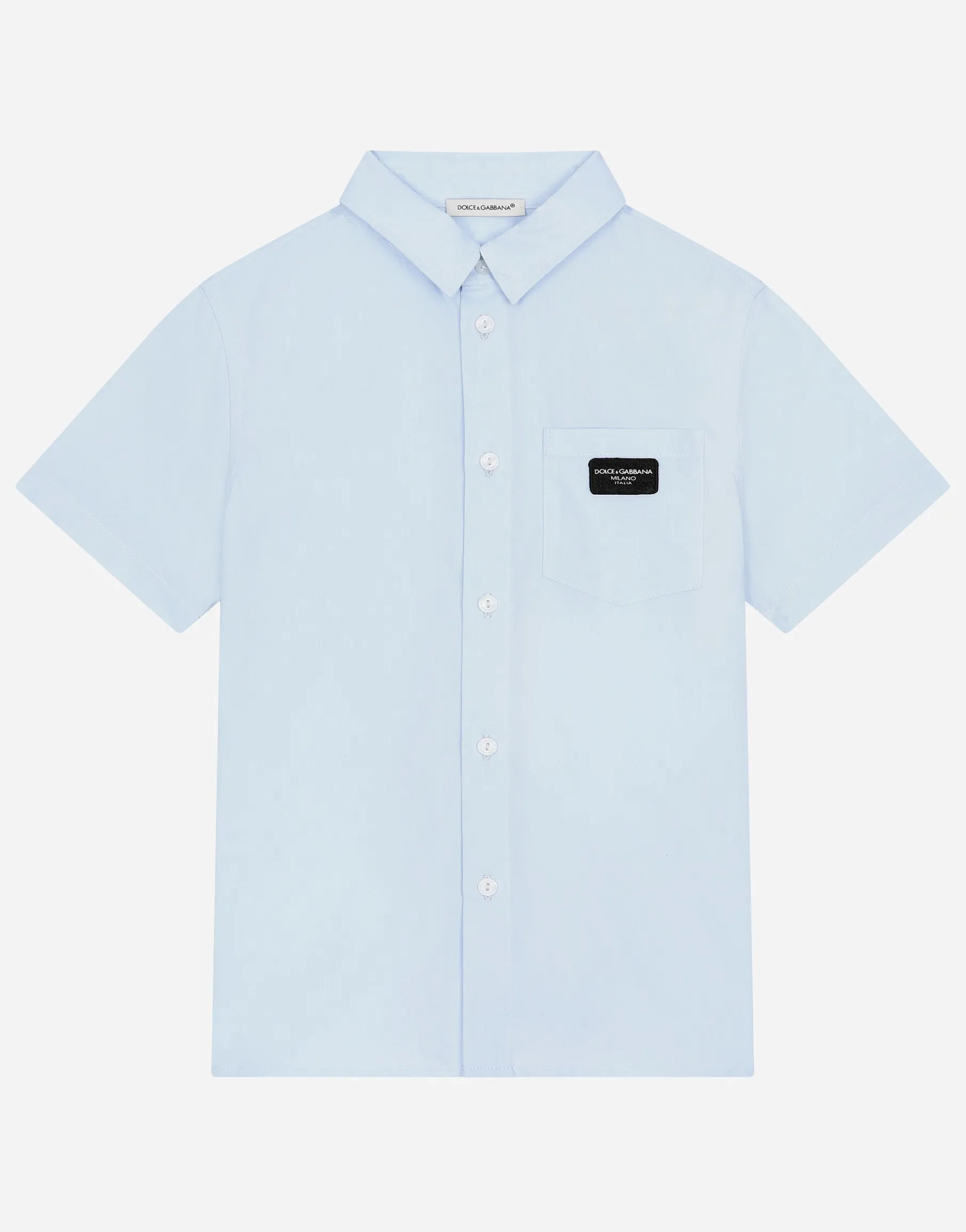 Oxford shirt with logo tag