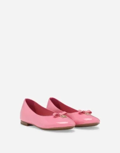 Patent leather ballet flats