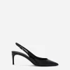 Patent leather Cardinale slingbacks
