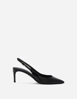 Patent leather Cardinale slingbacks