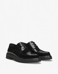 Patent leather Derby shoes