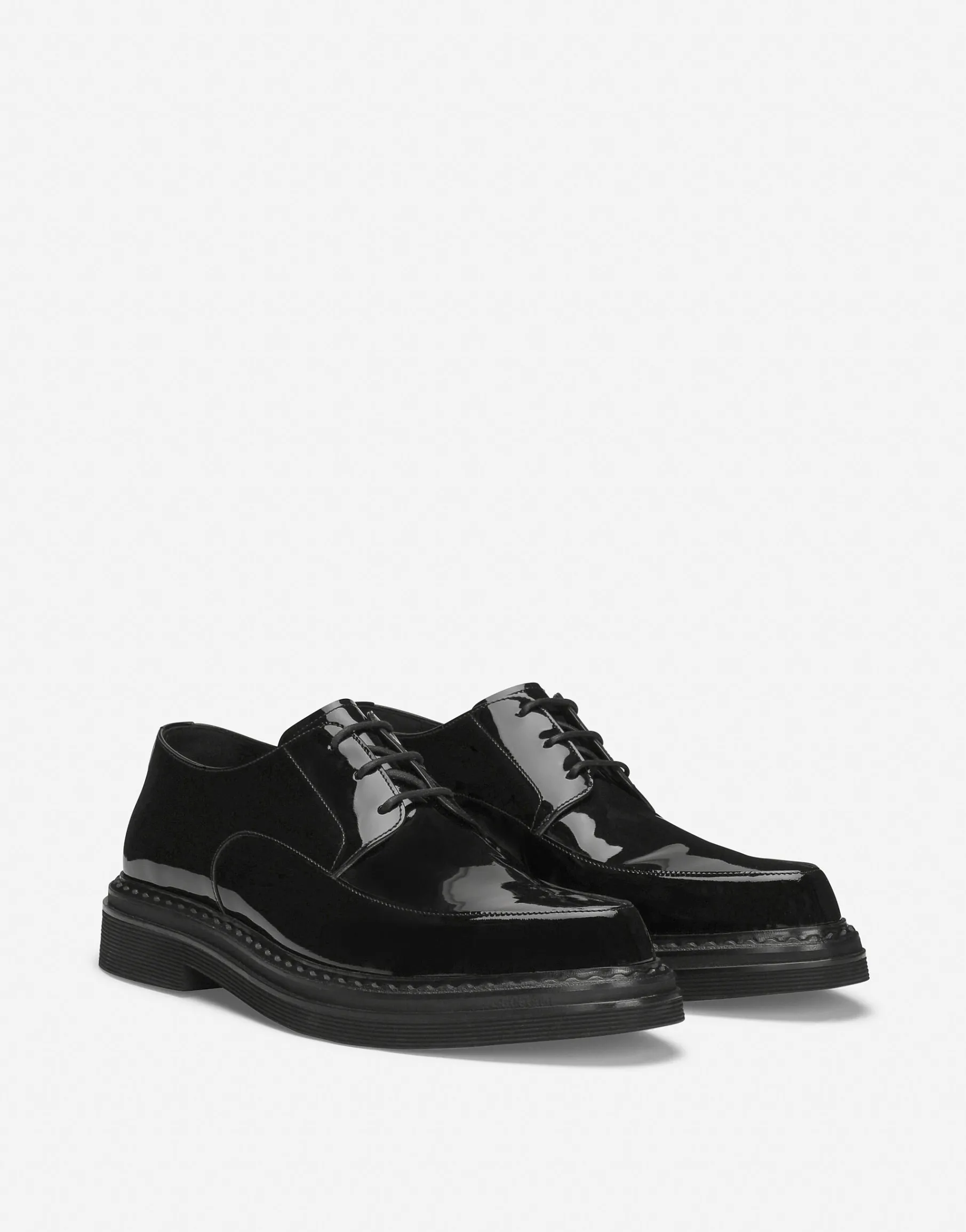 Patent leather Derby shoes