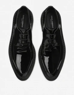 Patent leather Derby shoes