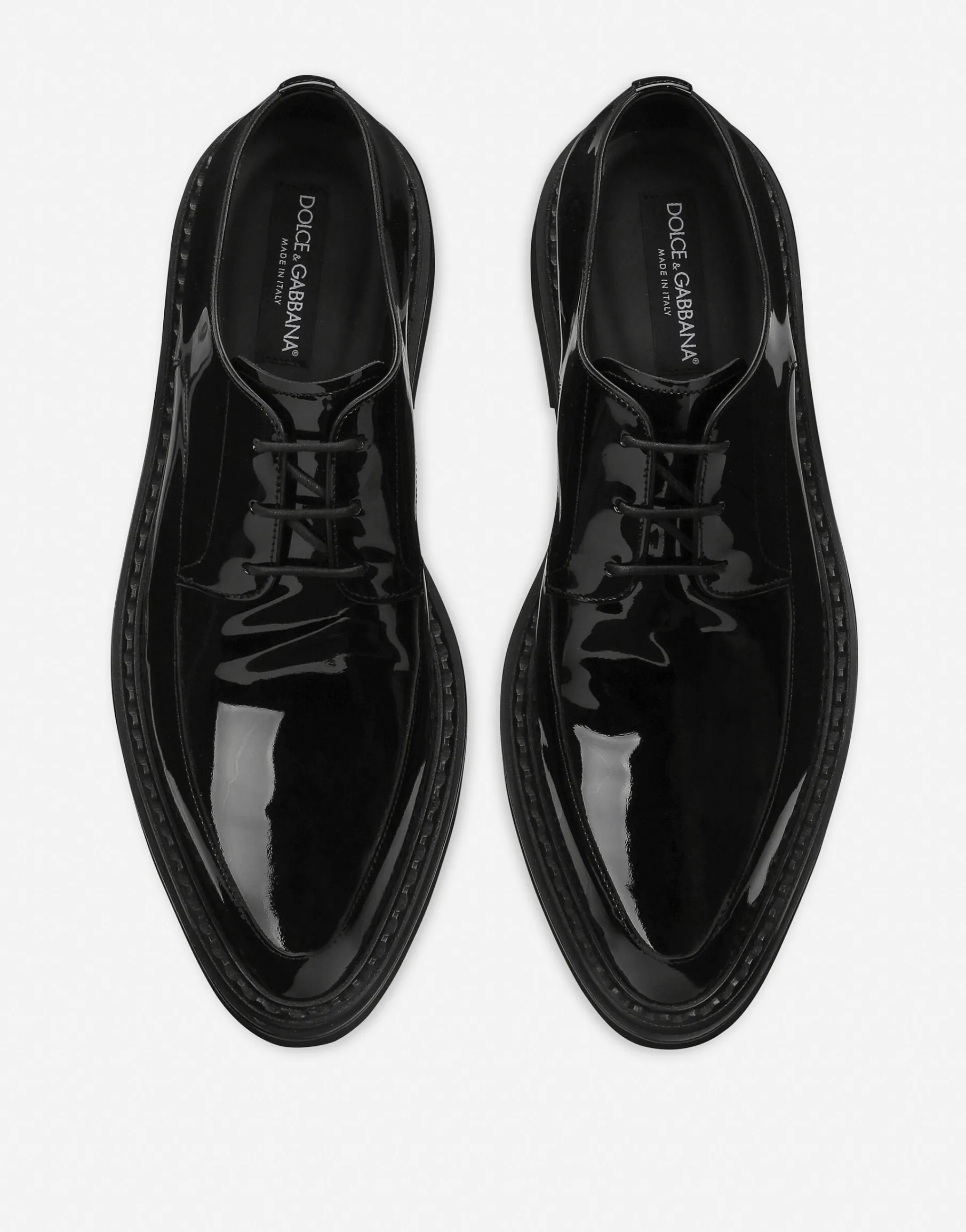 Patent leather Derby shoes