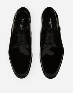 Patent leather Derby shoes