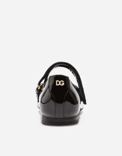 Patent leather mary jane ballet flats
