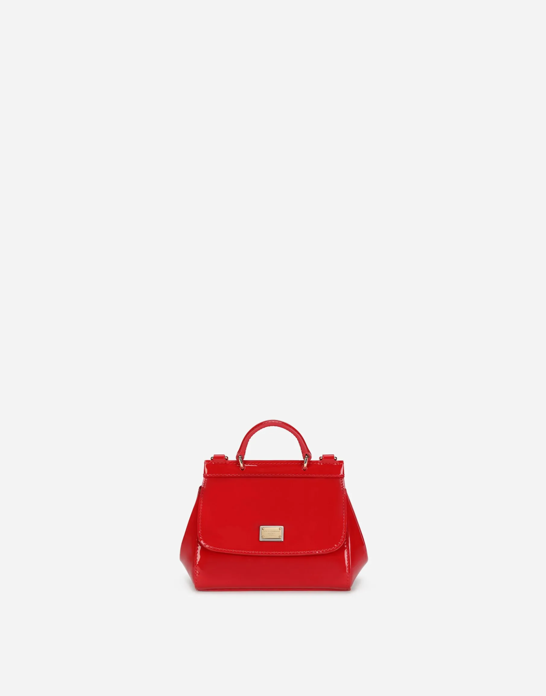Patent leather mini Sicily bag