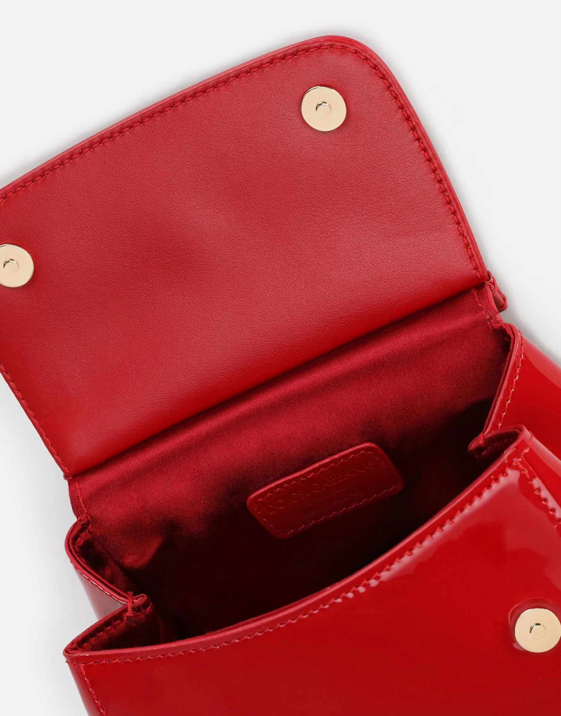 Patent leather mini Sicily bag