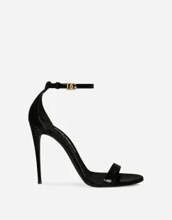 Patent leather sandals