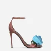 Patent leather sandals