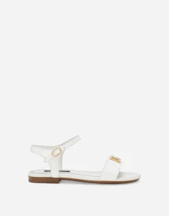 Patent leather sandals