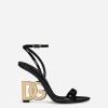Patent leather sandals