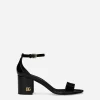 Patent leather sandals