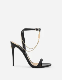 Patent leather sandals