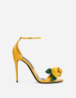 Patent leather sandals