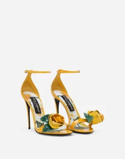 Patent leather sandals