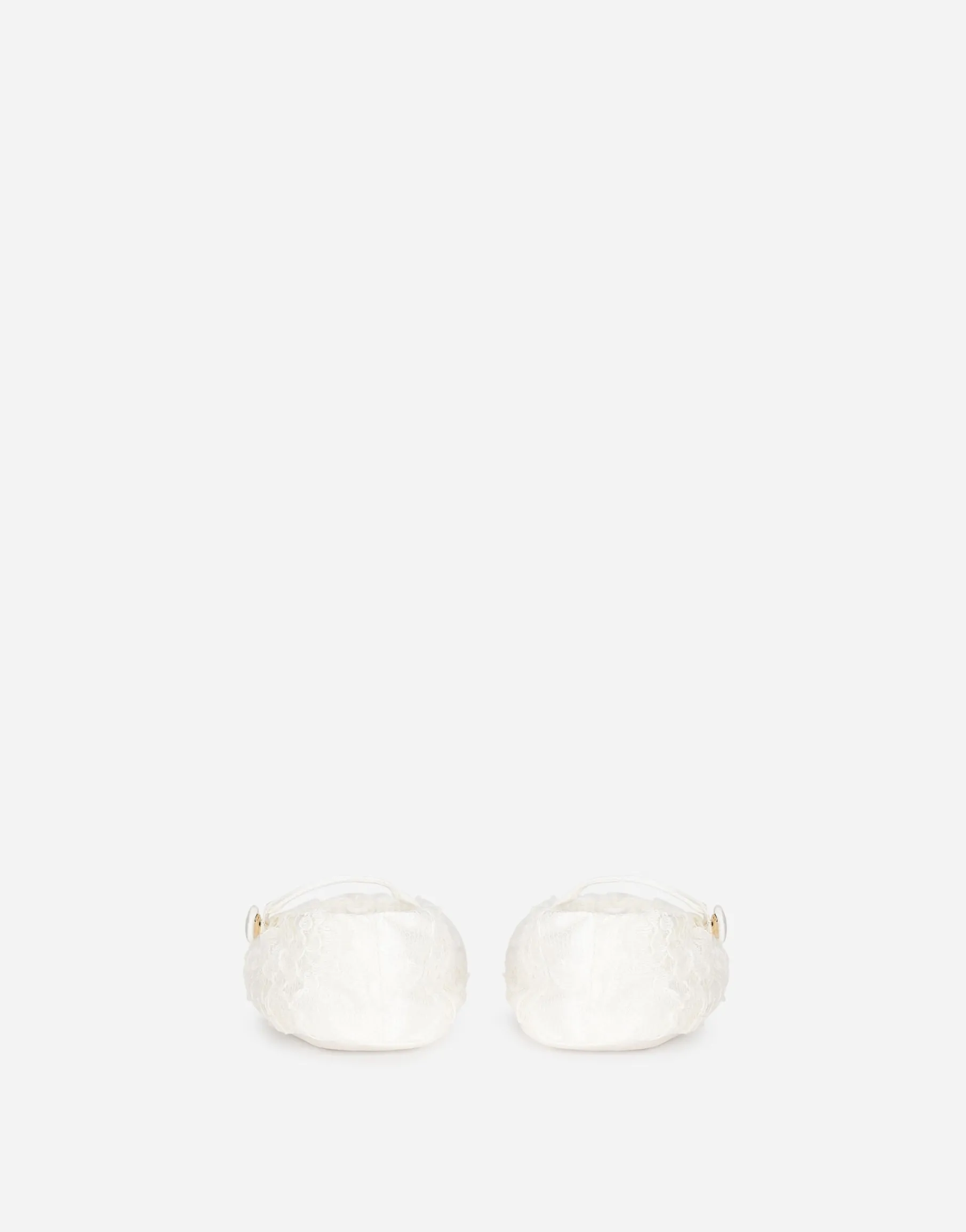 Picoted lace Mary Janes