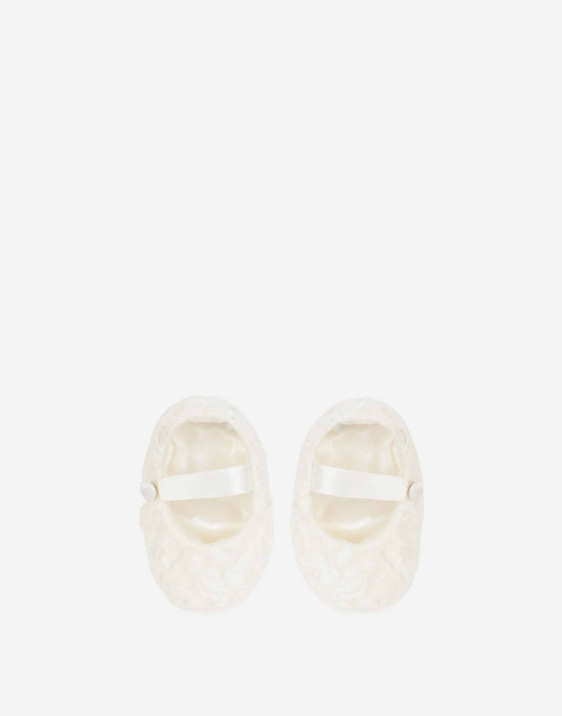 Picoted lace Mary Janes