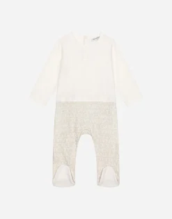 3-piece gift set in jersey with all-over logo print