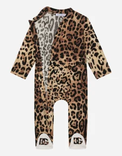 3-piece gift set in leopard-print jersey