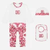 3-piece gift set in majolica-print jersey