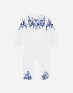 3-piece gift set in majolica-print jersey
