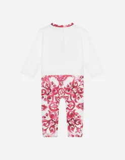 3-piece gift set in majolica-print jersey