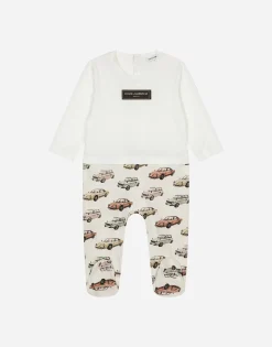 3-piece gift set in printed jersey